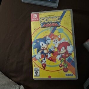 Nintendo Sonic Mania Plus Yellow Video Game